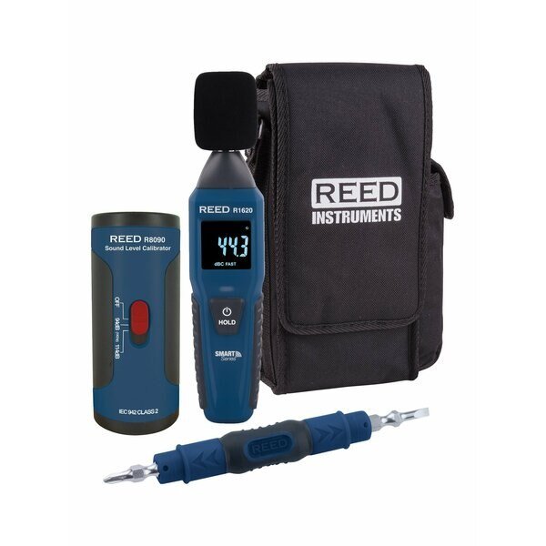 REED Data Logging Smart Series Sound Level Meter with Sound Level Calibrator, Reed Instruments, Mfr#: R1620-KIT